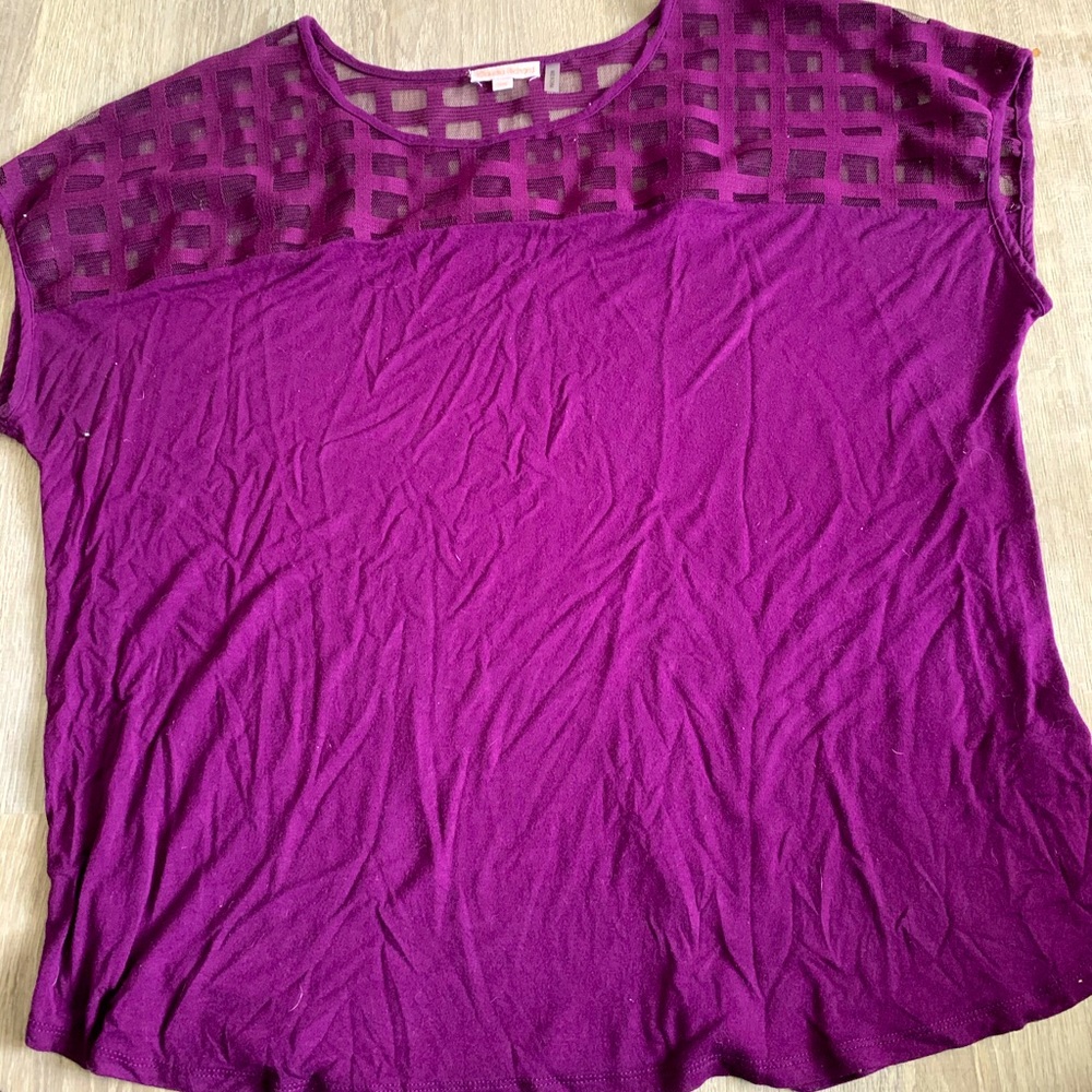 Purple blouse by Claudia Richard